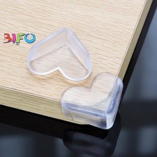 Miếng nhựa bịt góc bàn, bọc cạnh bàn hình trái tim chống va đập, bảo vệ an toàn cho bé