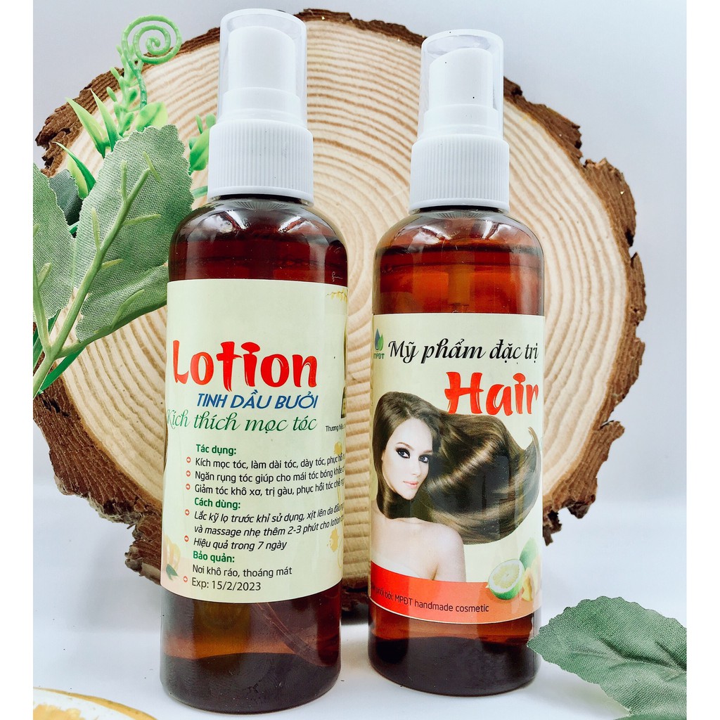 [Chính Hãng] Tinh dầu vỏ bưởi Kích thích mọc tóc Hair Lotion 100ml, Ngăn rụng tóc hói đầu, Dưỡng mềm mượt từ hoa bưởi