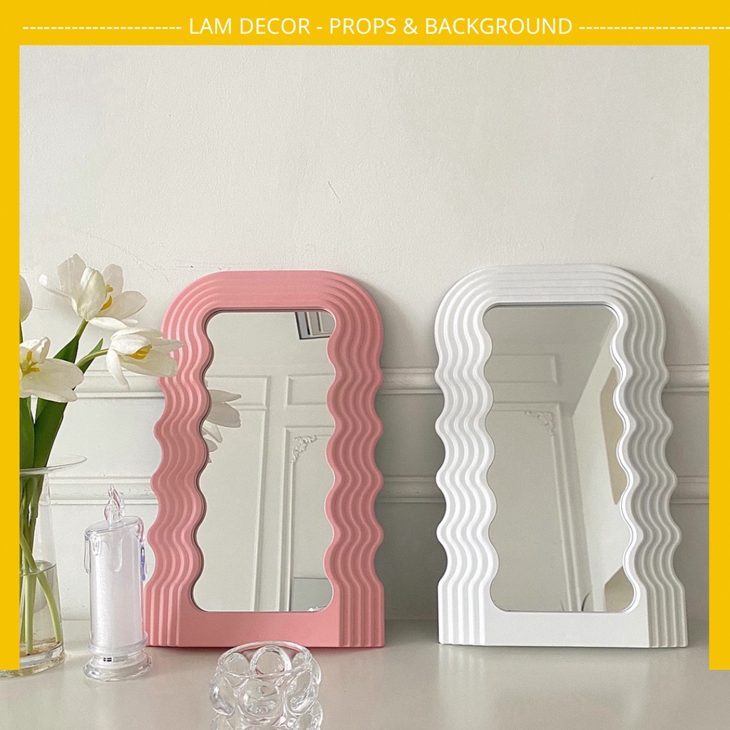 Mirror Tray - Khay gương vintage và sang trọng