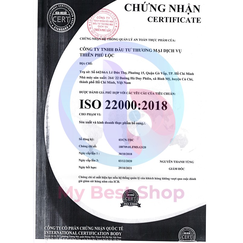 Nước yến đường phèn - 15% tổ yến - Yến Sào Cung Đình - nước yến sào, nước yến cho bé