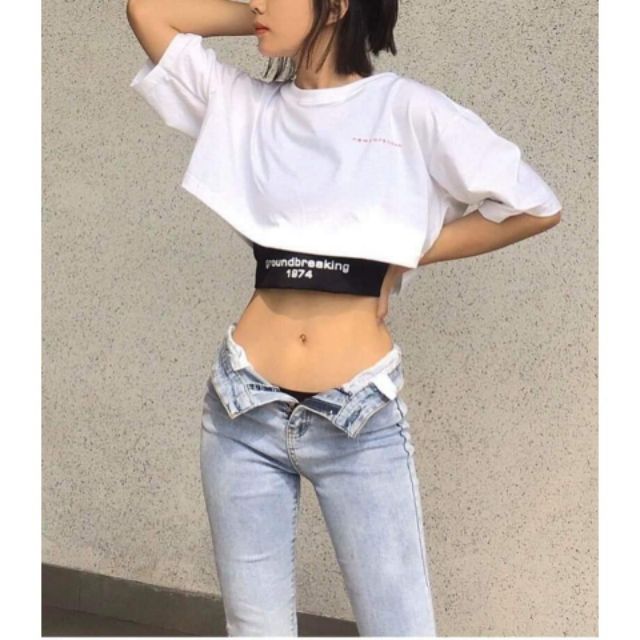 Set croptop 2 món áo nữ siêu Hot