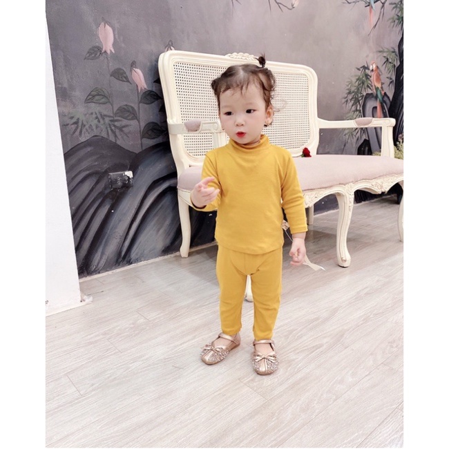 Bộ cho bé chất thun Dài Tay Cổ 3 Phân cao cấp CHÍNH HÃNG AnhANhKids