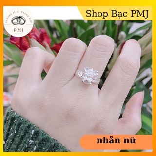 NHẪN BẠC KIM TIỀN MẶT CON GIÁP CHUỘT BẠC ĐẸP (giá tận xưởng)