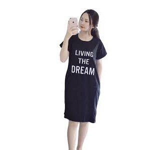 [FREE SHIP từ 50K] Váy Suông LIVING THE DREAM Form rộng