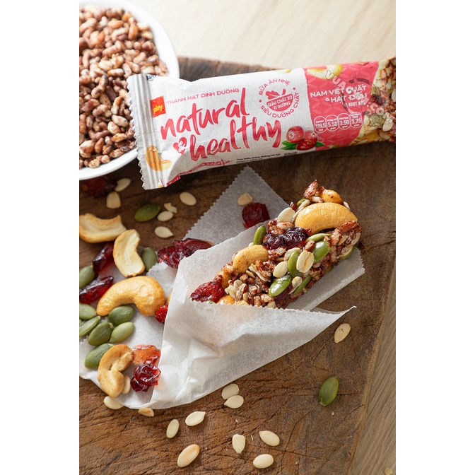 Play Nutrition - Thanh Hạt Dinh Dưỡng Natural Healthy Bar (25g)