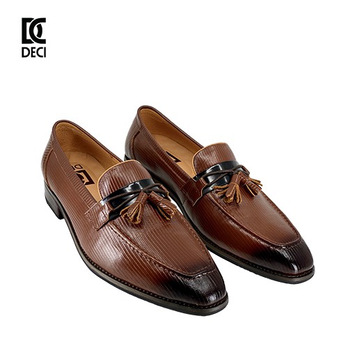 Giày lười da bò 100% nam công sở cao cấp DECI PHIP29