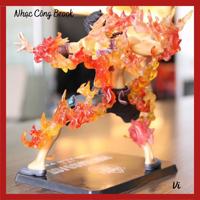 Mô Hình Portgas D Ace - Mô Hình Ace Hỏa Quyền One Piece Siêu Ngầu Đế Có Tên Nhân Vật Cao 15cm