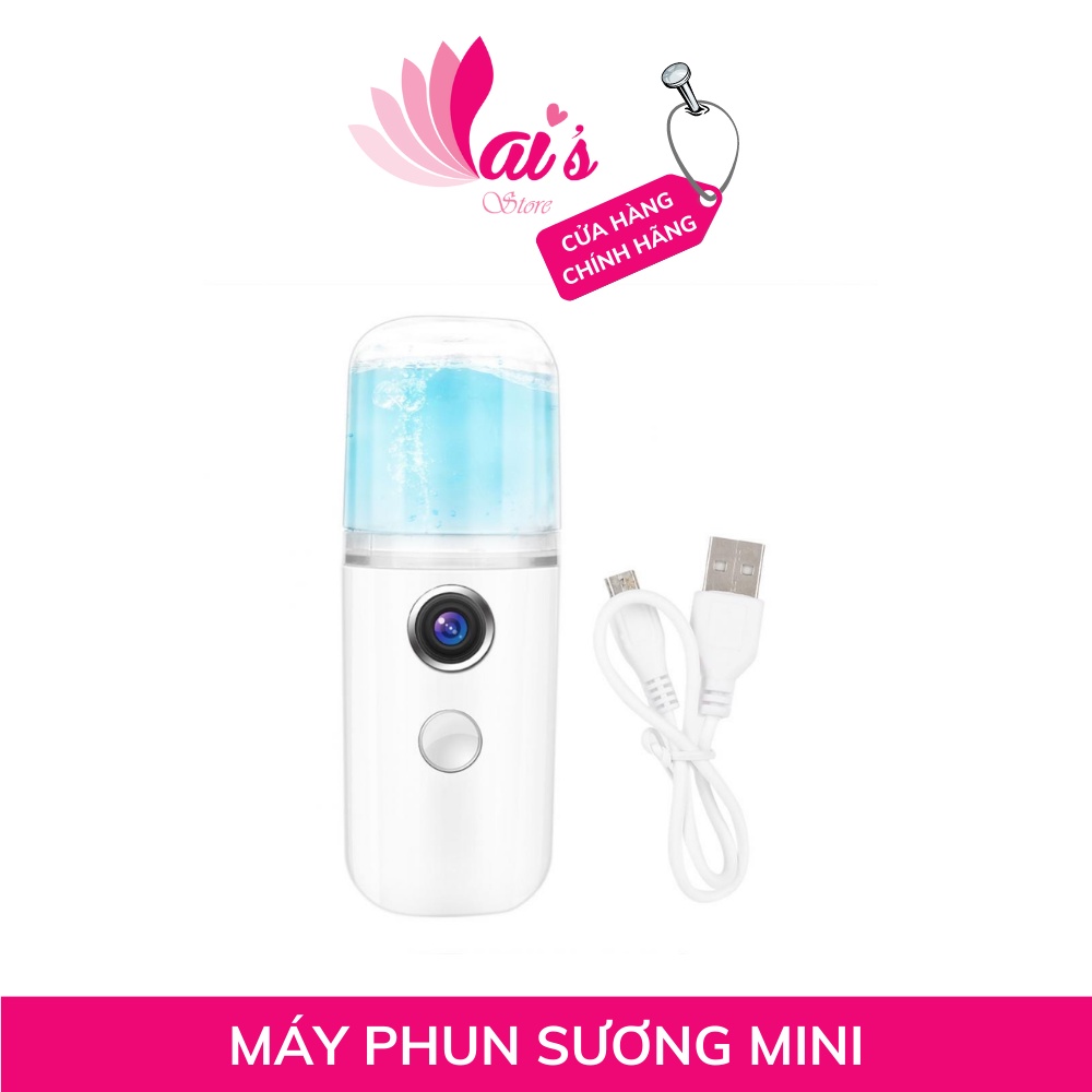 Máy Phun Sương Tạo Ẩm Mini Cầm Tay Làm Mát Da, Kiềm Dầu, Giữ Ẩm, Chống Lão Hóa, Nhỏ Gọn, Tinh Tế, Bỏ Vừa Túi Xách