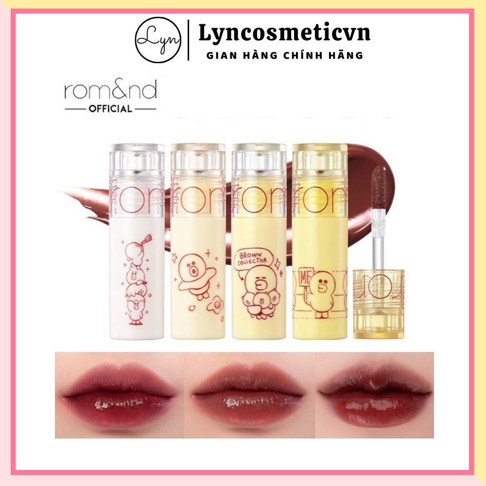 [PHIÊN BẢN GIỚI HẠN] Son Tint Siêu Lì Romand LINE FRIENDS Juicy Lasting Tint Mini