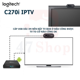 Webcam Logitech C270i IPTV khuyên dùng cho android tv box