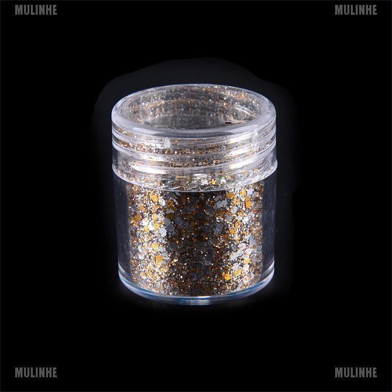 Lọ Bột Kim Tuyến 10ml Lấp Lánh 3D Nhiều Màu Sắc Trang Trí Móng Tay Nghệ Thuật