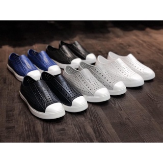 Giày nhựa URBAN NATIVE trơn 2 màu đi mưa, đi biển, du lịch, chống nước, không hôi chân xốp siêu mềm siêu nhẹ