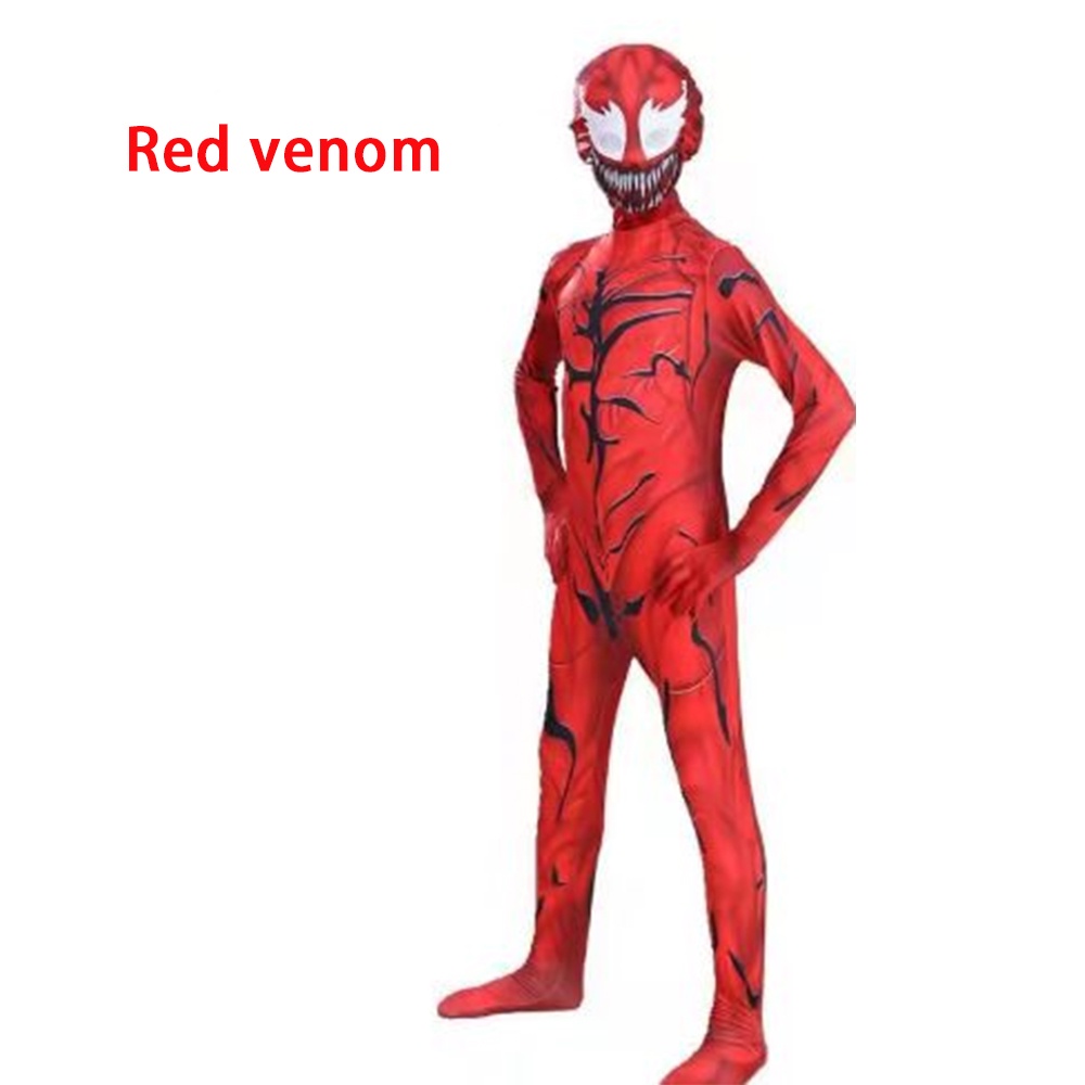 Bộ Áo Liền Quần Hóa Trang Venom 2 Carnage Dành Cho Bé Trai