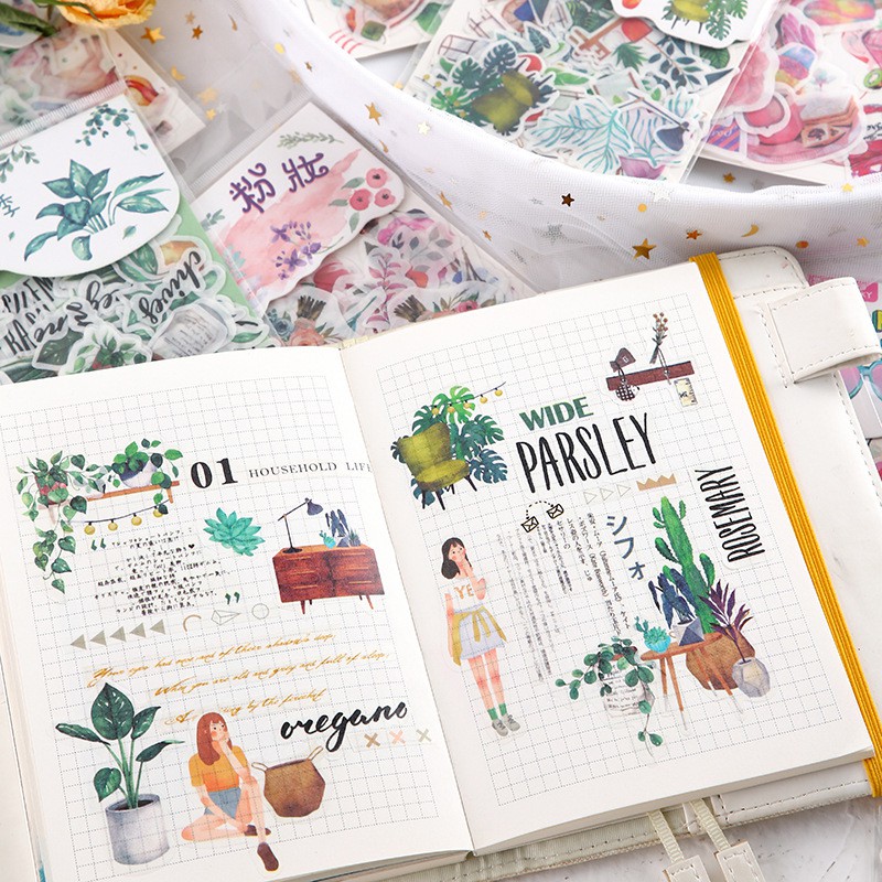 Set 40 miếng hình dán trang trí Deco sticky