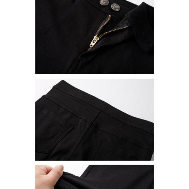 [GIÁ HỦY DIỆT] Quần Leggings 2 Khuy Khóa Kéo - Co Dãn Ôm Dáng