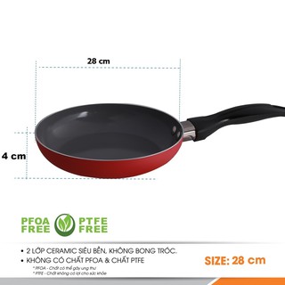 CHẢO CHỐNG DÍNH CERAMIC COMET CH10-28