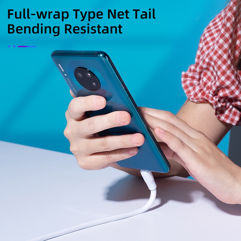 Dây cáp sạc TBTIC 120W 6A Micro USB Type C sạc nhanh thích hợp cho iPhone Huawei Xiaomi Redmi Oneplus