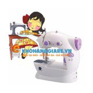 Máy may mini - máy khâu mini giá rẻ dùng cho gia đình tiện lợi có video thật