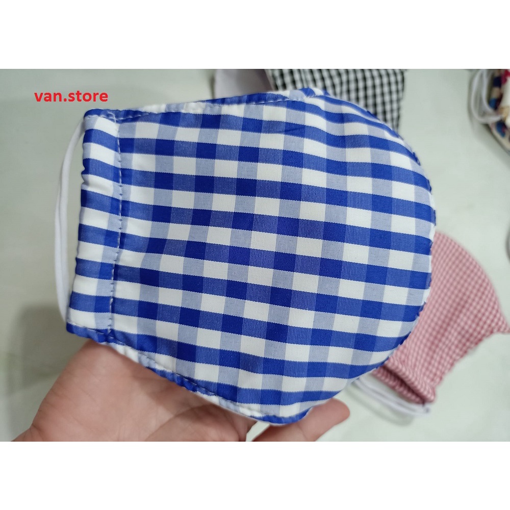Combo 3 Cái Khẩu Trang Vải 3 Lớp Mềm Mịn - Tái Sử Dụng Nhiều Lần - Đủ Màu