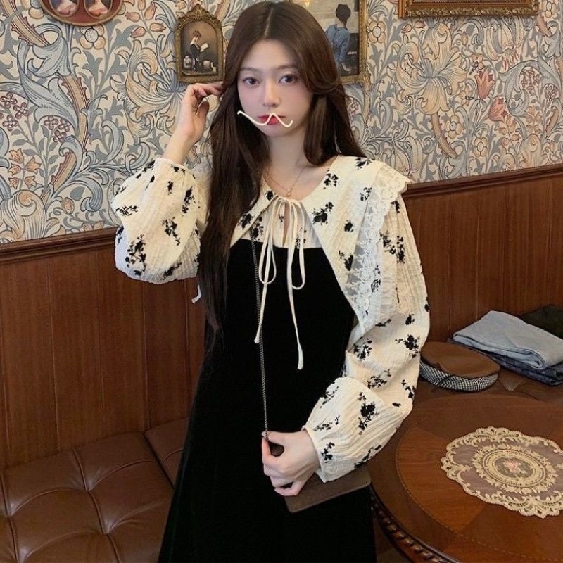 vải tơ chiếc lá mềm mại may váy áo hot trend