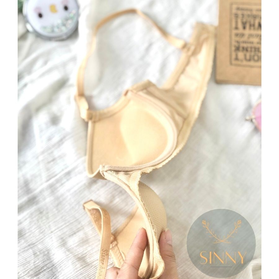 Áo ngực Thái Lan Sisterhood, áo lót thông hơi đệm mỏng vừa, nâng đẩy ngực mã 915, SINNY