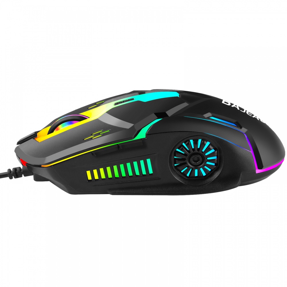 Chuột máy tính gaming có dây game thủ 3200DPI chế độ LED 7 màu, thiết kế 6 nút bấm tiện dụng