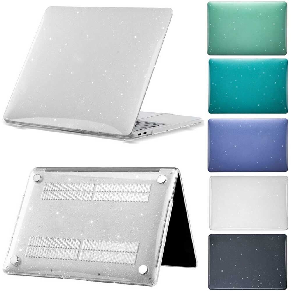 Ốp Nhựa Cứng Chống Sốc Lấp Lánh Cho MacBook Air 13 inch A1932 2018 / 2019 A2237 A2337  / A2179