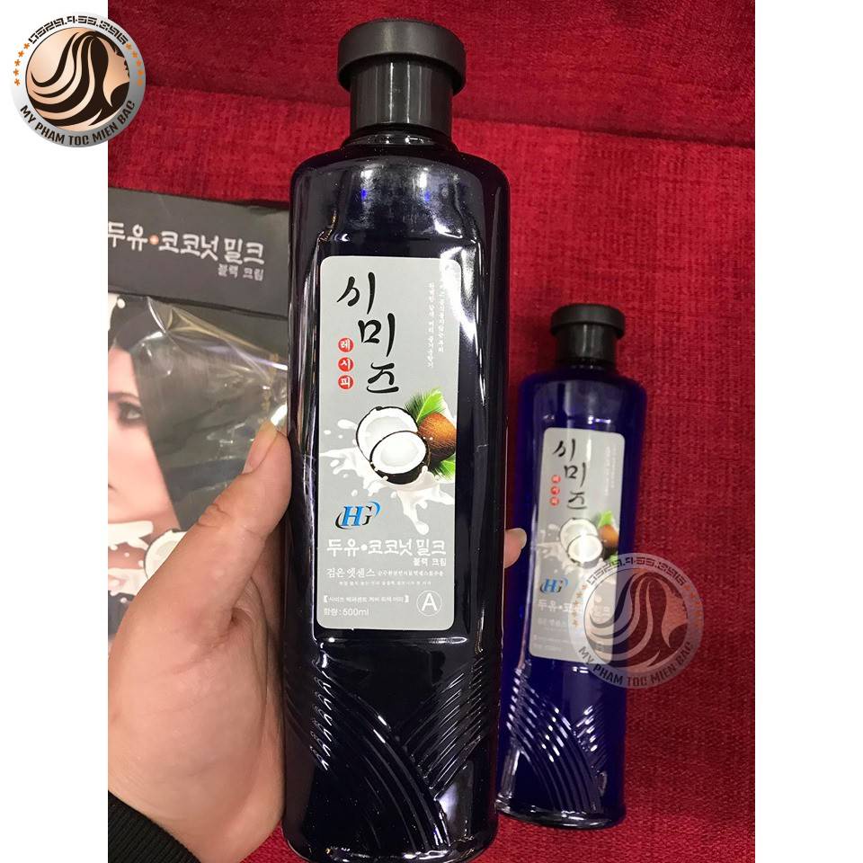 Nhuộm Đen thảo mộc từ tinh chất dừa phủ bạc và không dính da đầu sản phẩm của Hàn Quốc