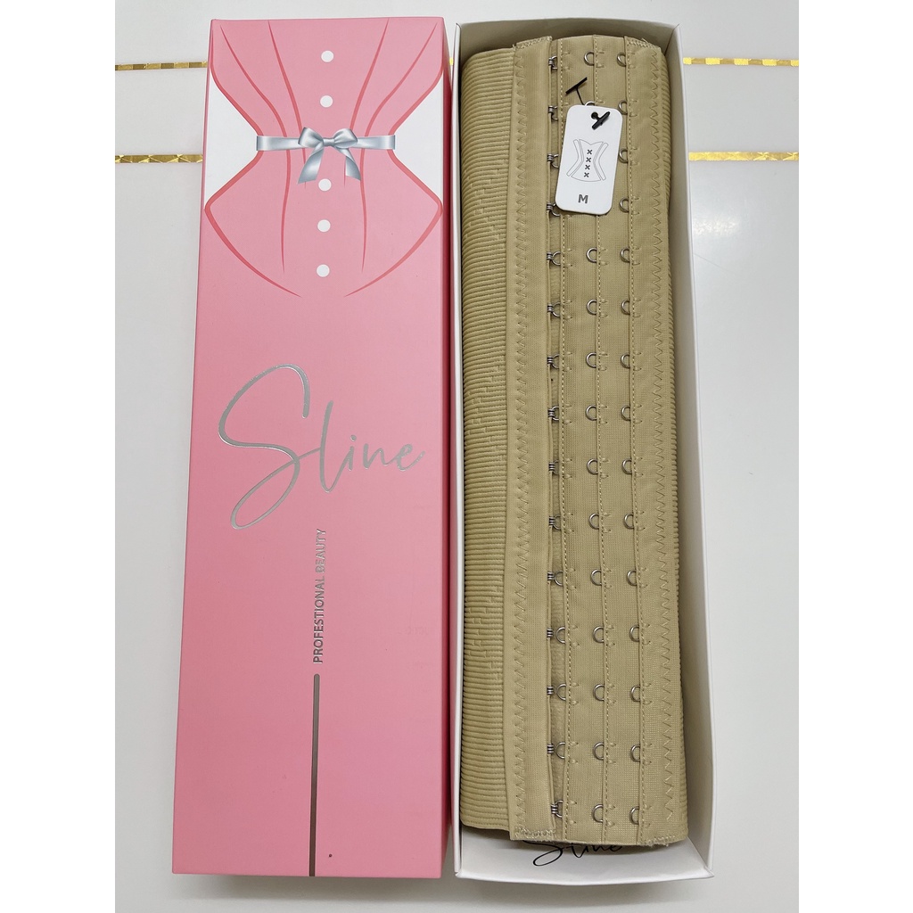 🔆 Đai latex nịt bụng siết eo định hình giảm mỡ thừa SLINE 24cm/28cm