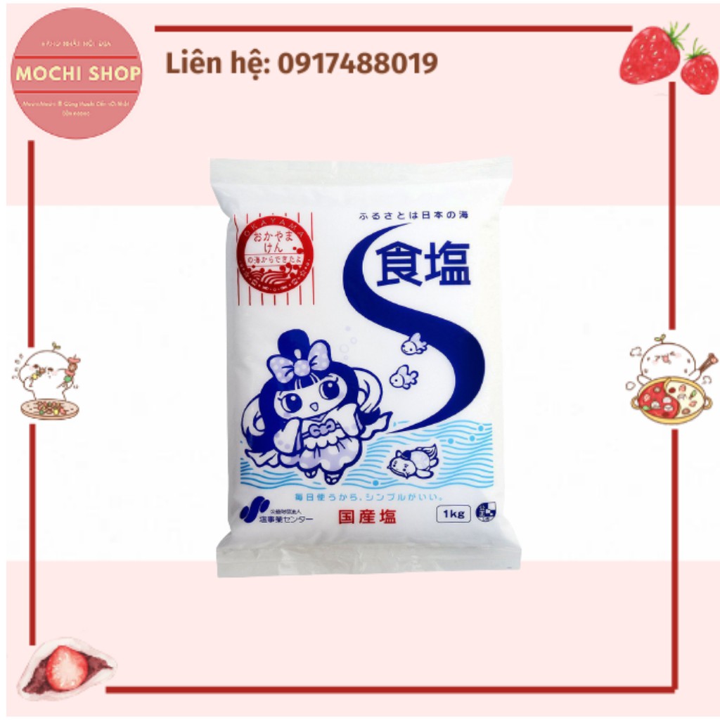 MUỐI ĂN TINH KHIẾT 99% 1KG SHIOJIGYO JAPAN AN TOÀN CHO TRẺ NHỎ