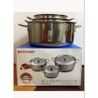 BỘ 3 NỒI SHAP INOX