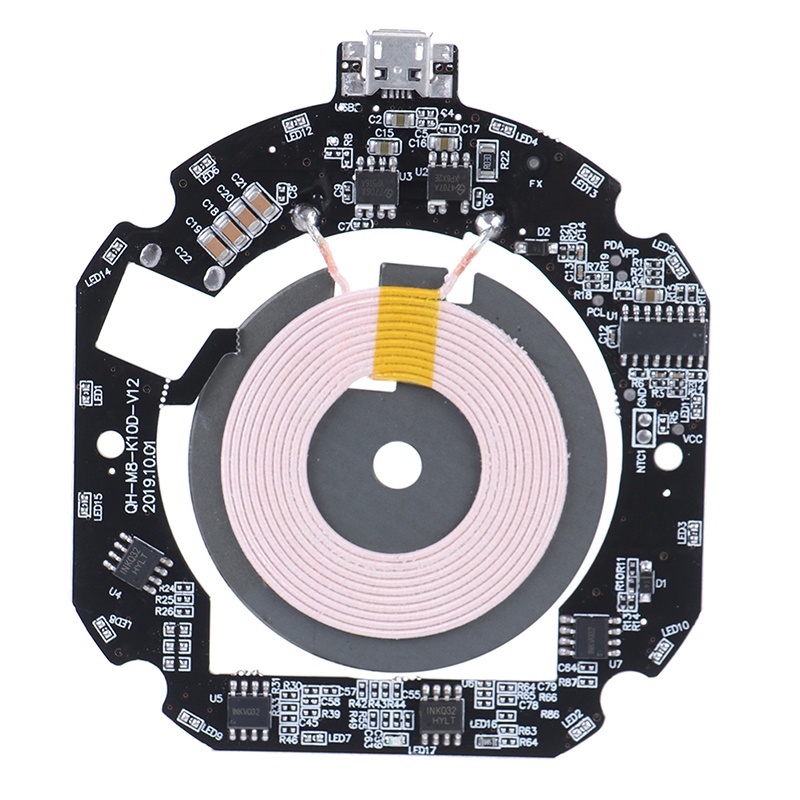 Bảng mạch sạc nhanh không dây Qi 10W/ 15W PCBA