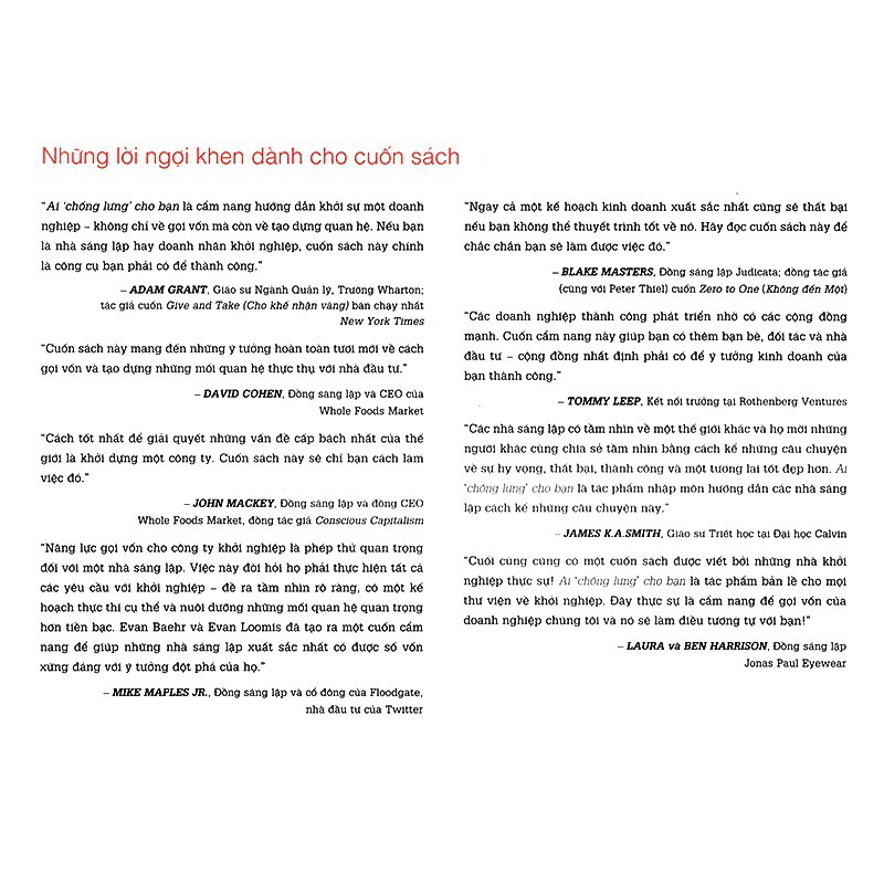 Sách ai chống lưng cho bạn [AlphaBooks]