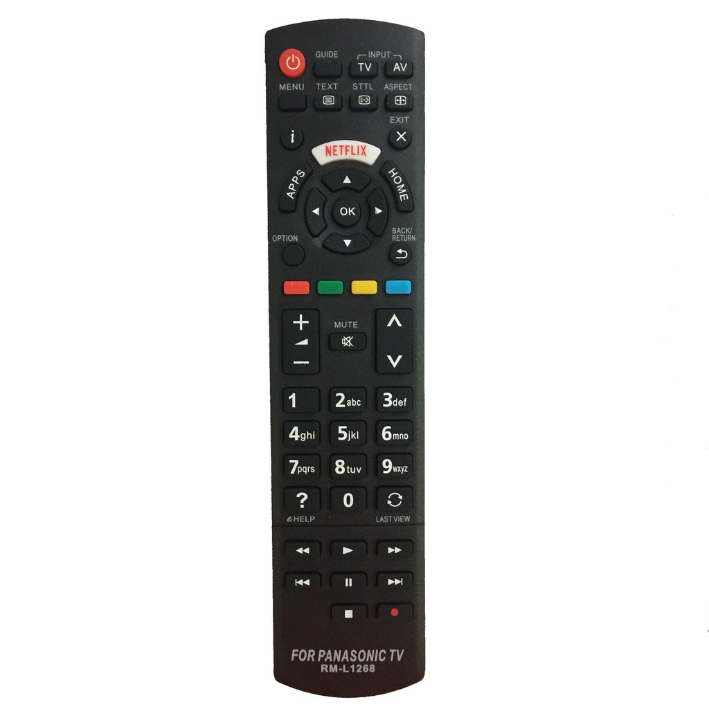 Điều khiển tivi smart Panasonic - Remote tivi panasonic 1268 [tặng kèm pin]