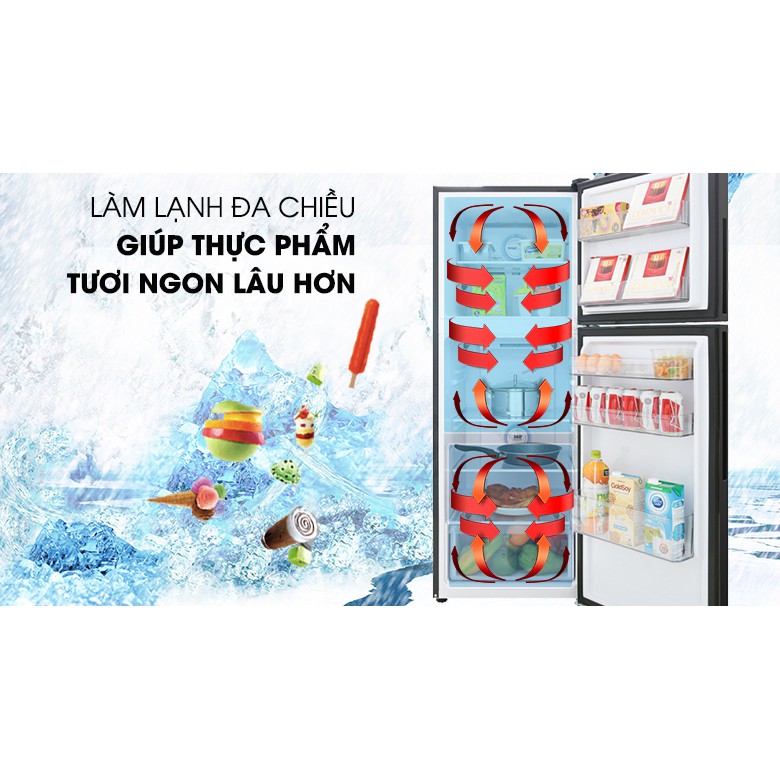 Tủ lạnh Aqua Inverter 235 lít AQR-T249MA PB (Miễn phí giao tại HCM-ngoài tỉnh liên hệ shop)