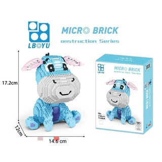 Bộ đồ chơi lắp ráp lego con lừa 3D