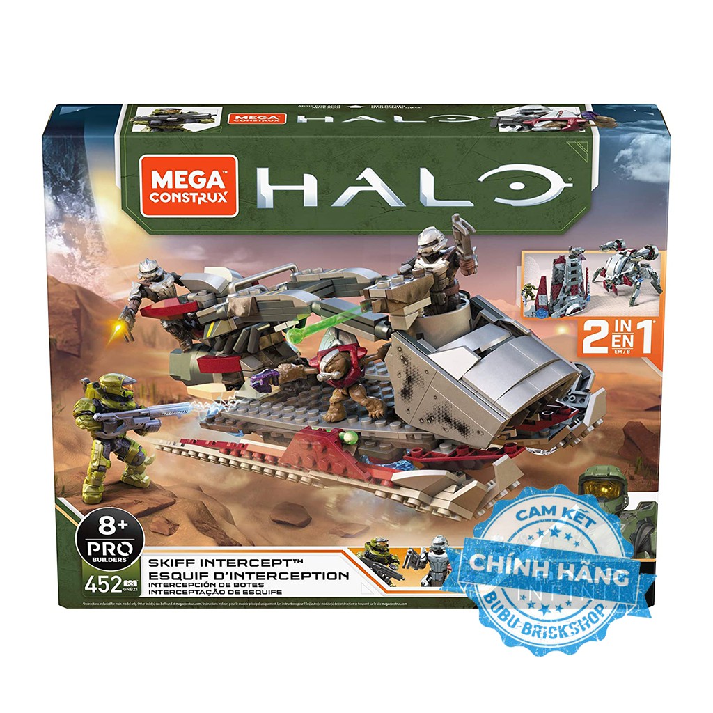 Mega Construx Halo Skiff Intercept vehicle - Bộ xếp hình Mega Construx