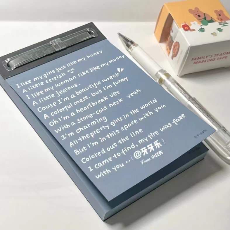 Giấy Ghi Chú Hàn Quốc Chống Dính Có Thể Xé Ra Tiện Dụng Cho Học Sinh