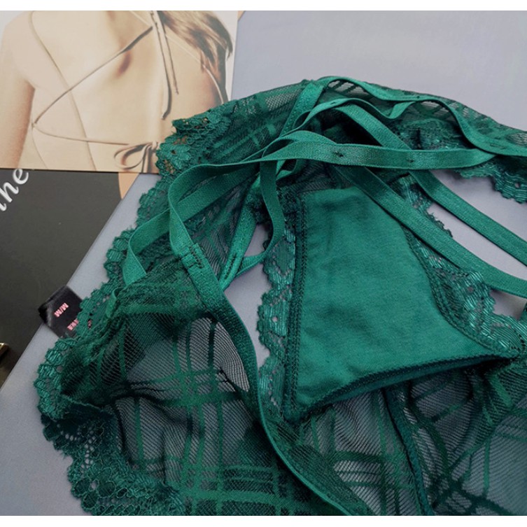 (Thanh lý) Quần Lót Tangas Ren Đan Dây Mới P195