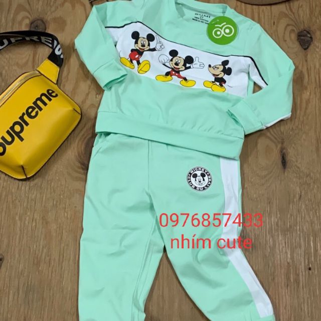 Bộ thun cotton tay dài 10 đến 26kg