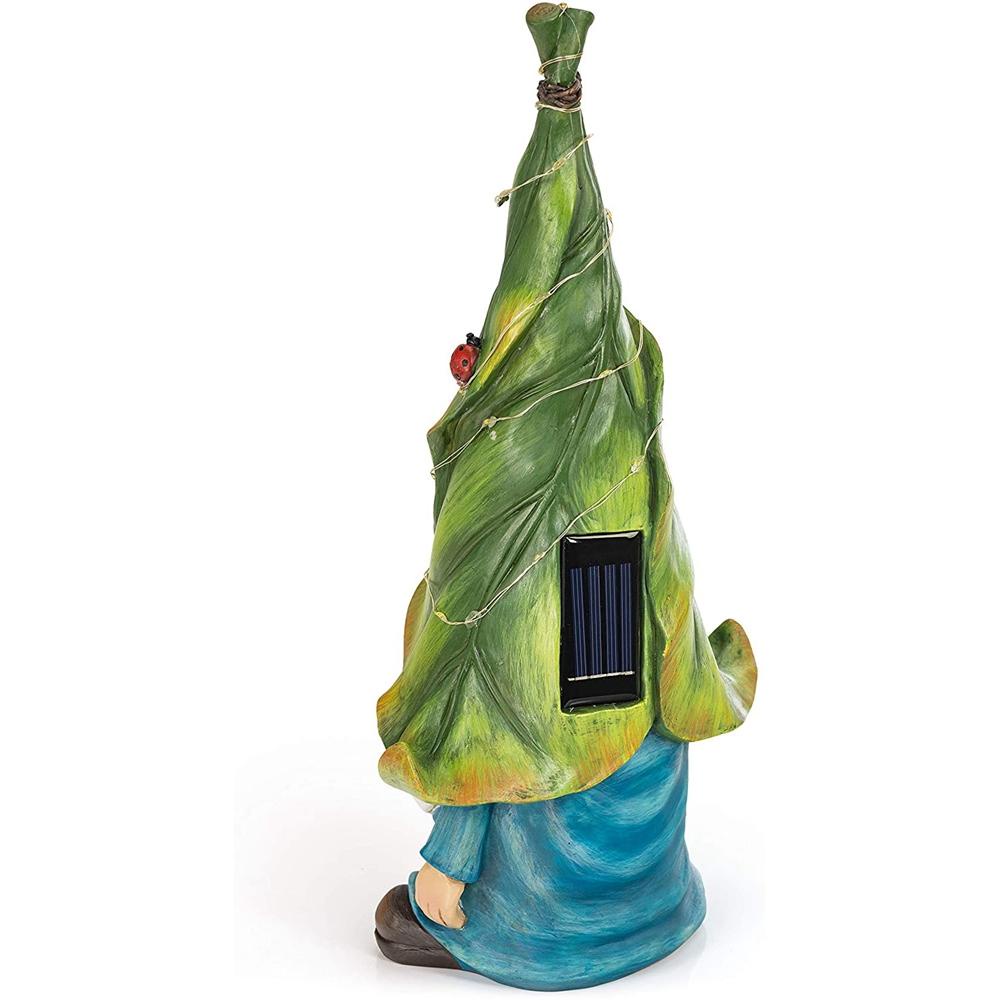 YIYU Đèn LED Trang Trí Sân Vườn Sử Dụng Năng Lượng Mặt Trời Hình Tượng Gnome Mới