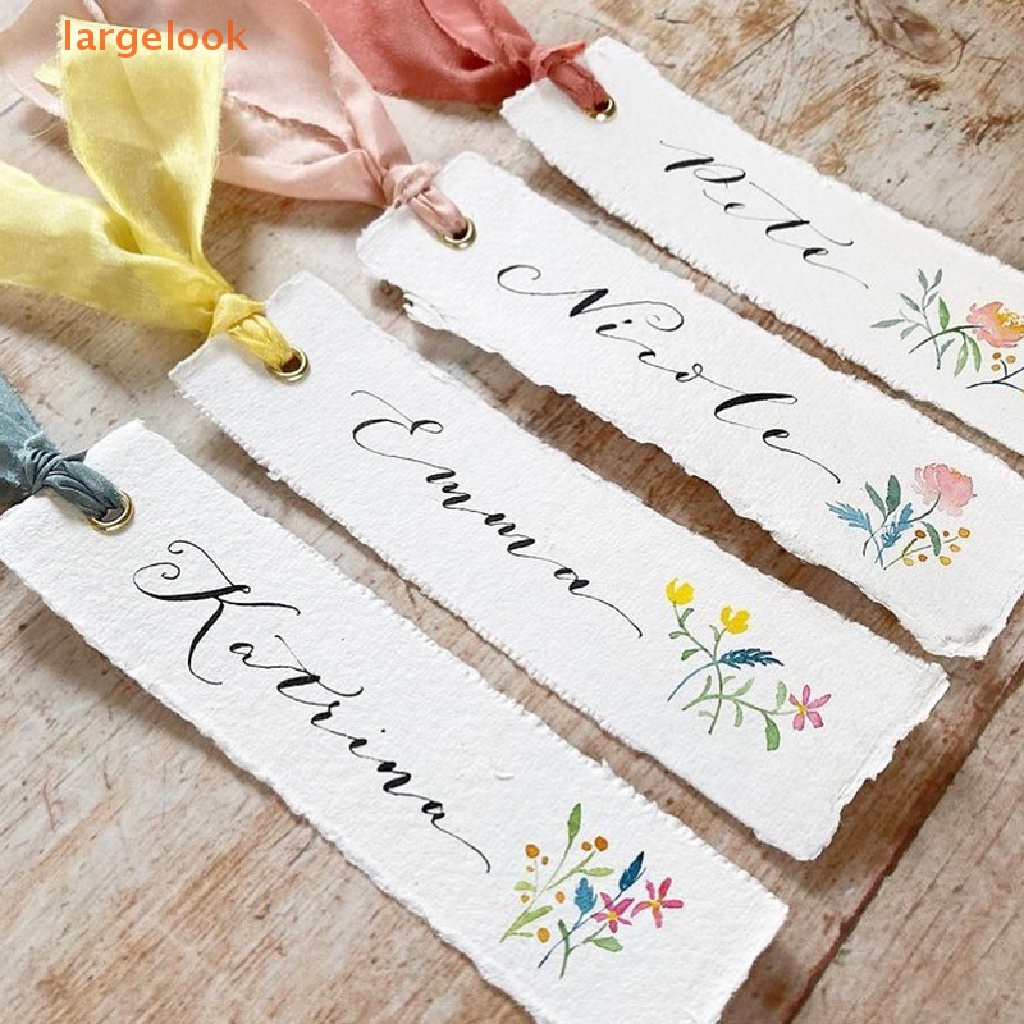 [Lớnlook] Cuộn Dây Ruy Băng Lụa Voan Rách Viền Trang Trí Bó Hoa Cưới