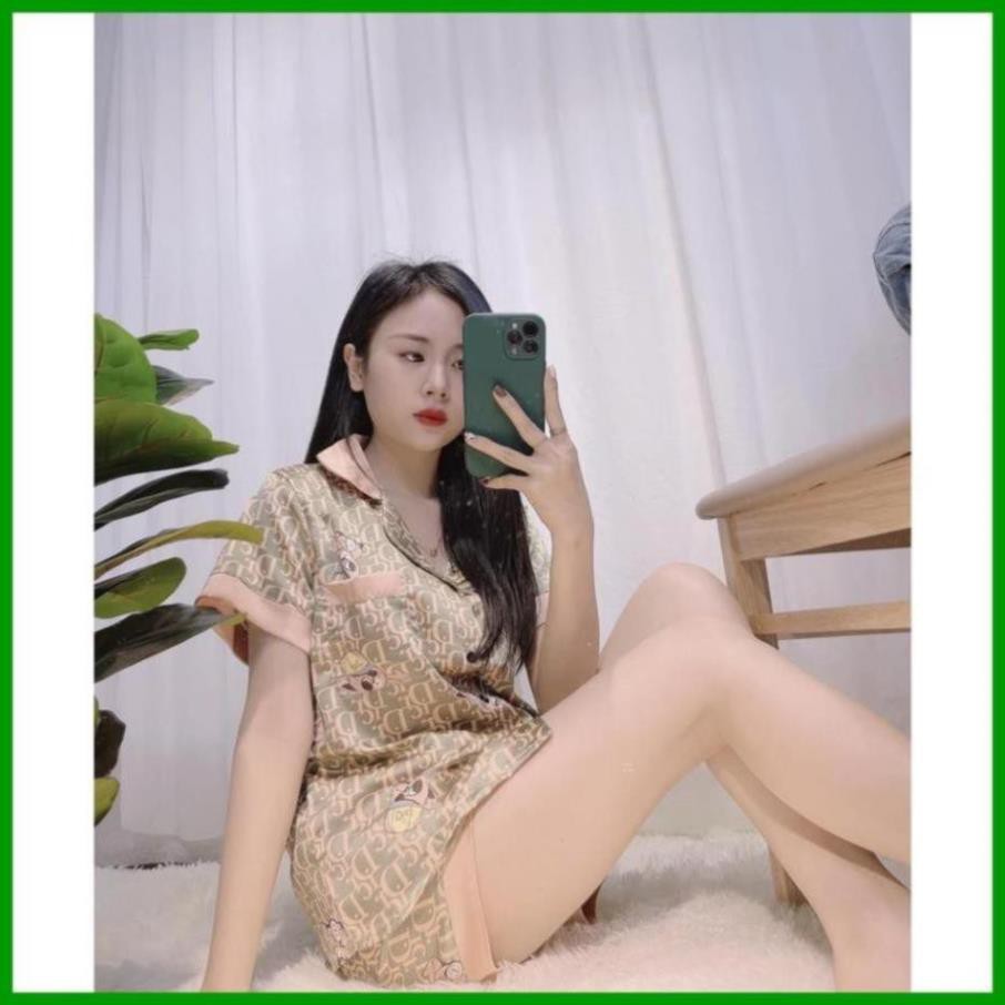 Đồ Bộ Pijama- Bộ Lụa Đùi 3D Hàng Cao Cấp Loại 1 | BigBuy360 - bigbuy360.vn