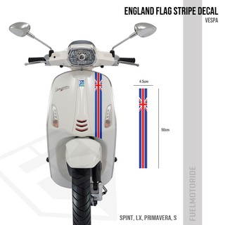 Miếng Dán Trang Trí Hình Cờ Anh Quốc vespa lx primavera