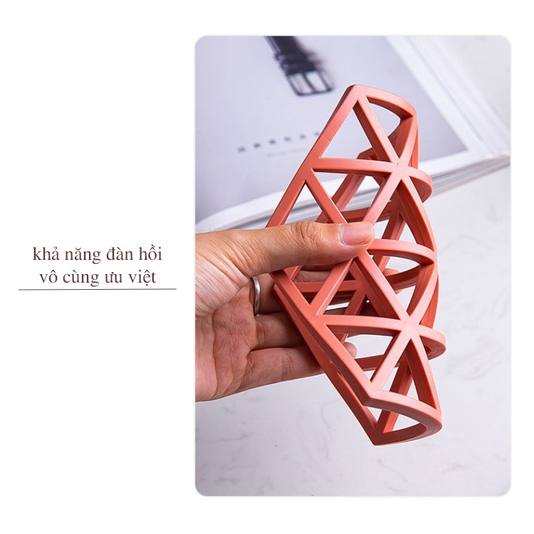 Đế lót xoong nồi, ly cốc chịu nhiệt hình lục giác