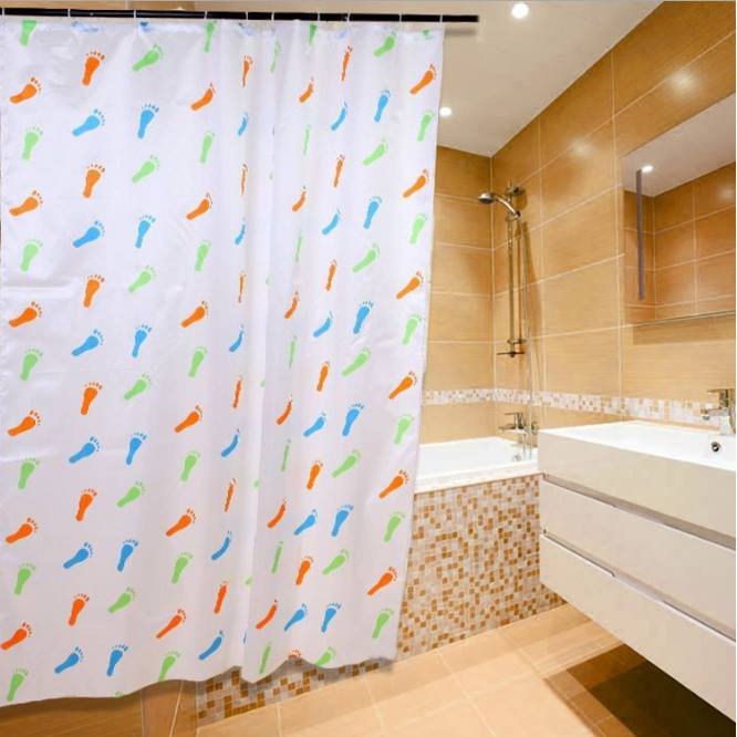 [HCM] Rèm nhà tắm PE dày 2x1,8 (DxR)- LOẠI TỐT không thấm nước cỡ lớn, kèm vòng treo PT185