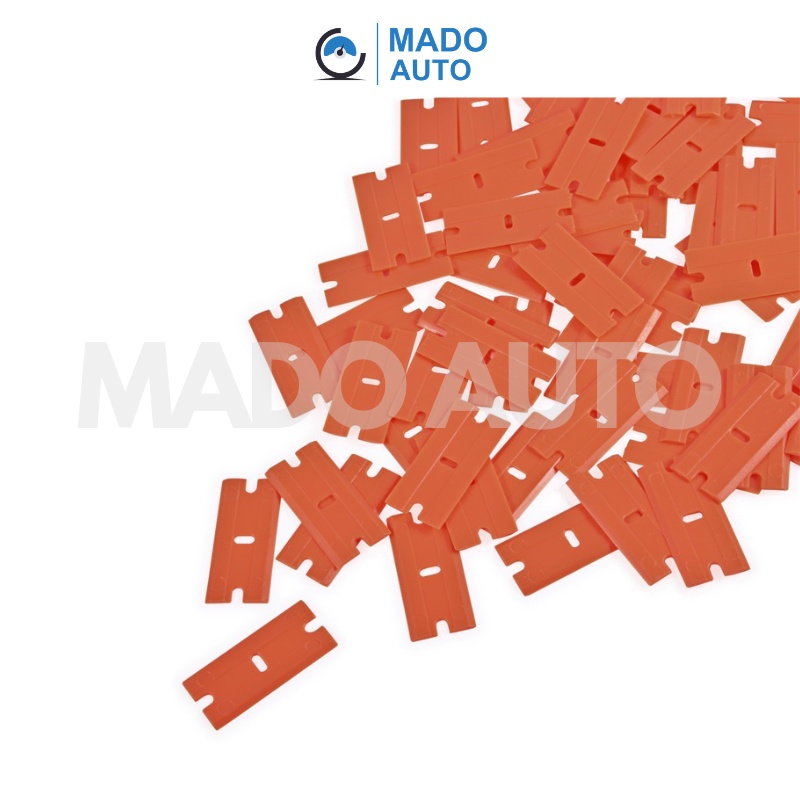 Lưỡi nhựa dao cạo keo phim cách nhiệt cũ, cạo decal cho xe ô tô  - Plastic Razor Blades
