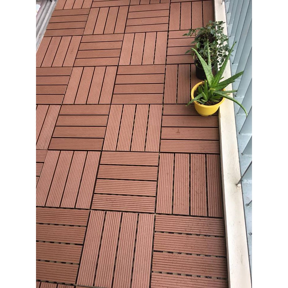 Combo 30 vi sàn gỗ nhưa comosite kt 30x30cm