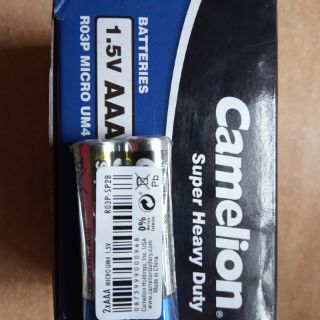 Vỉ 2 viên pin AAA Camelion 3A