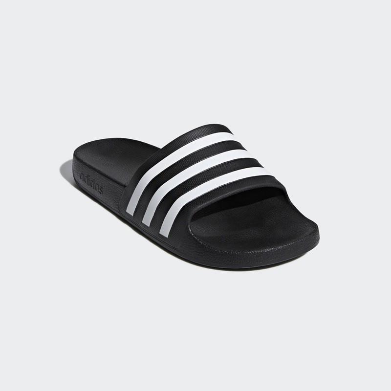 [Mã SKAMLTSM9 giảm 10% đơn 99K] *DÉP ADIDAS AQUA SLIDE ĐEN SỌC TRẮNG BEST SELLER HOT HIT và